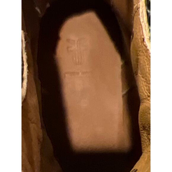 NWT Frye Women’s Snake Print Melissa Pull On Ring Short Ankle Boots Size 6 Olive - Picture 6 of 8